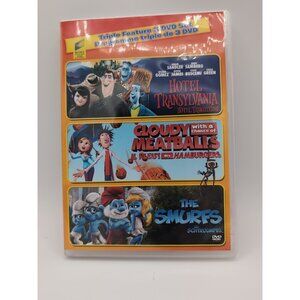 Hotel Transylvania / Cloudy With A Chance Of Meatballs / The Smurfs (3 DVD)